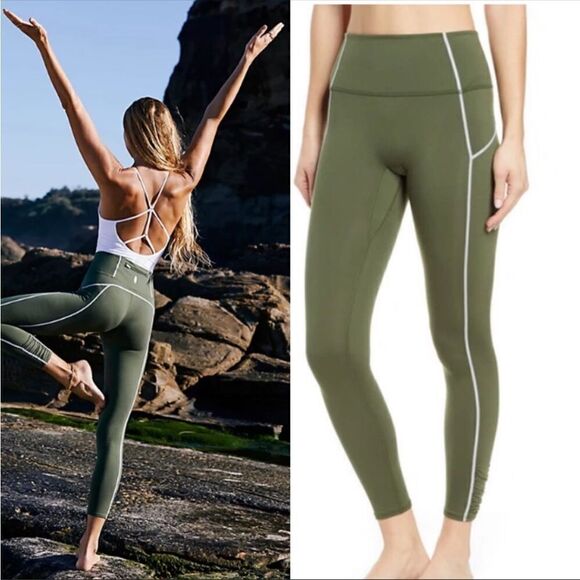 NWT Free People‎ Movement You're A Peach Leggings Size Extra - Picture 1 of 7